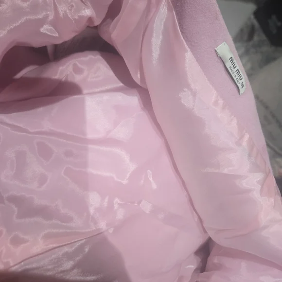 Miu Miu Light Pink Studded Mini Skirt - Picture 5 of 6